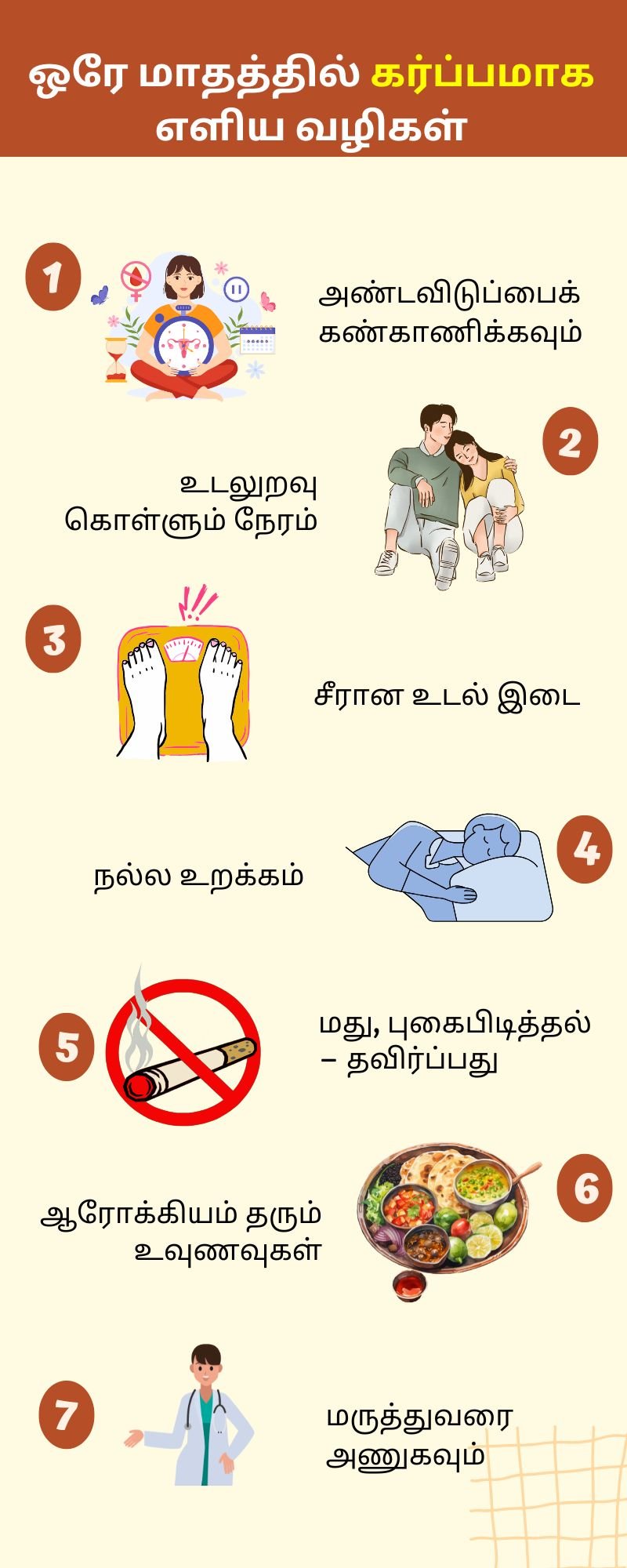 Tips to Get Pregnant Fast in Tamil